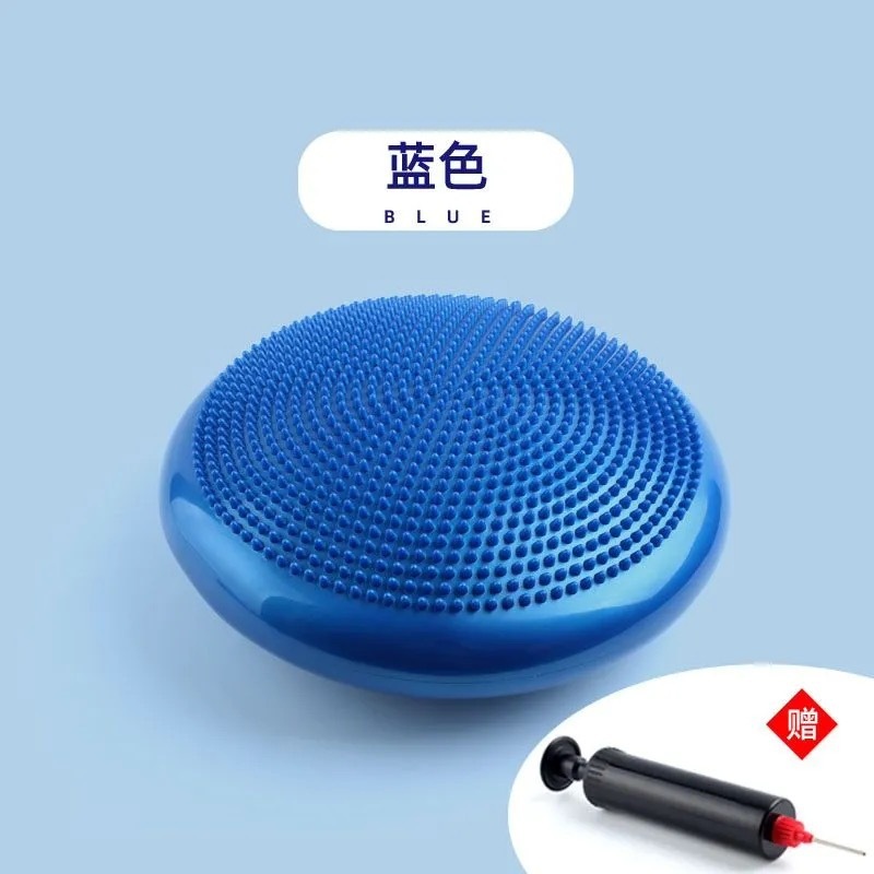 ヨガバランスマット、厚みのある足指圧マッサージ、半円形バランスボールトレーニングソフトクッション、大人と子供のリハビリテーション足|undefined