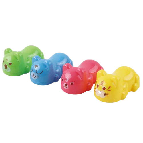 Cartoon animal tiger pencil sharpener cute puppy bunny mini pencil sharpener primary school student gift pencil sharpener wholesale