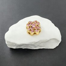 �18K��΢��ʯ�������~�ݙѻ������p�Ŷ�׸���diy�����Ʒ���