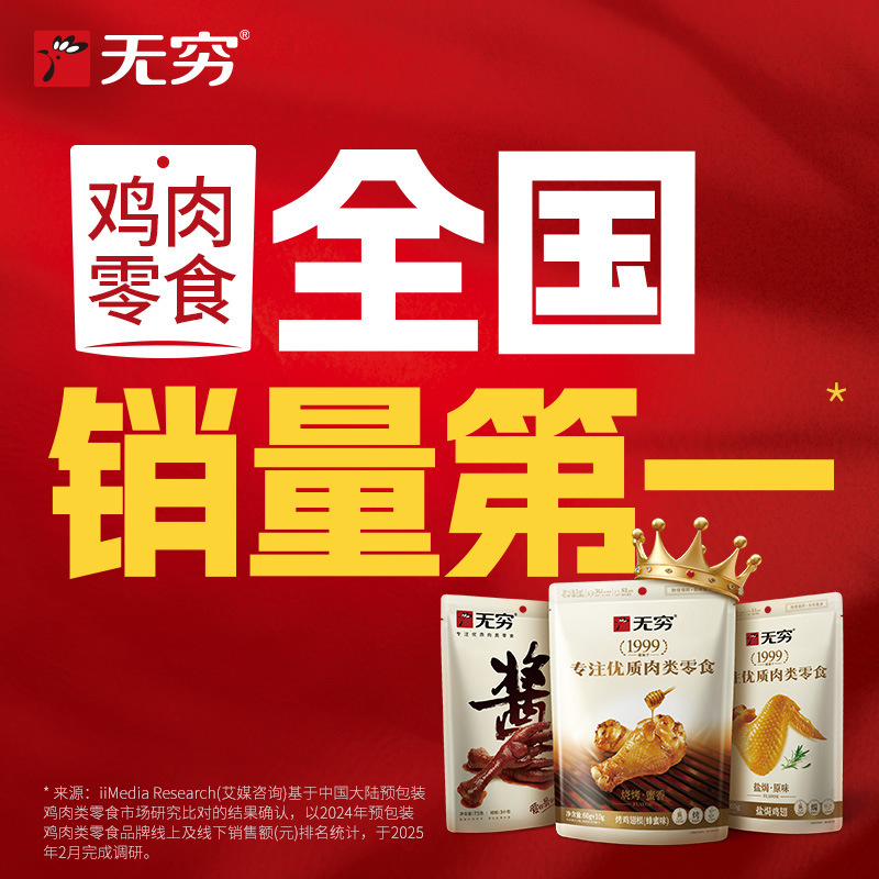 无穷食品旗舰店蜂蜜烤鸡小腿鸡翅肉类休闲小吃小鸡腿熟食零食整箱|undefined