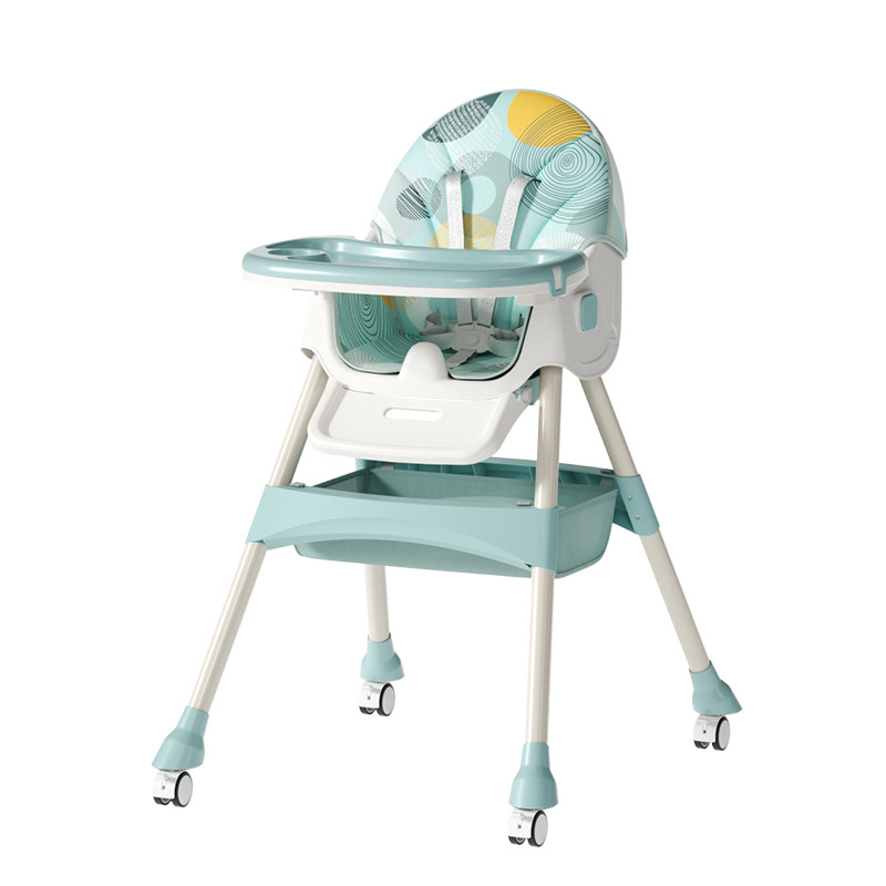 Silla de comedor para bebés multifuncional ajustable silla de comedor para bebés mesa de comedor silla portátil reclinable doméstica