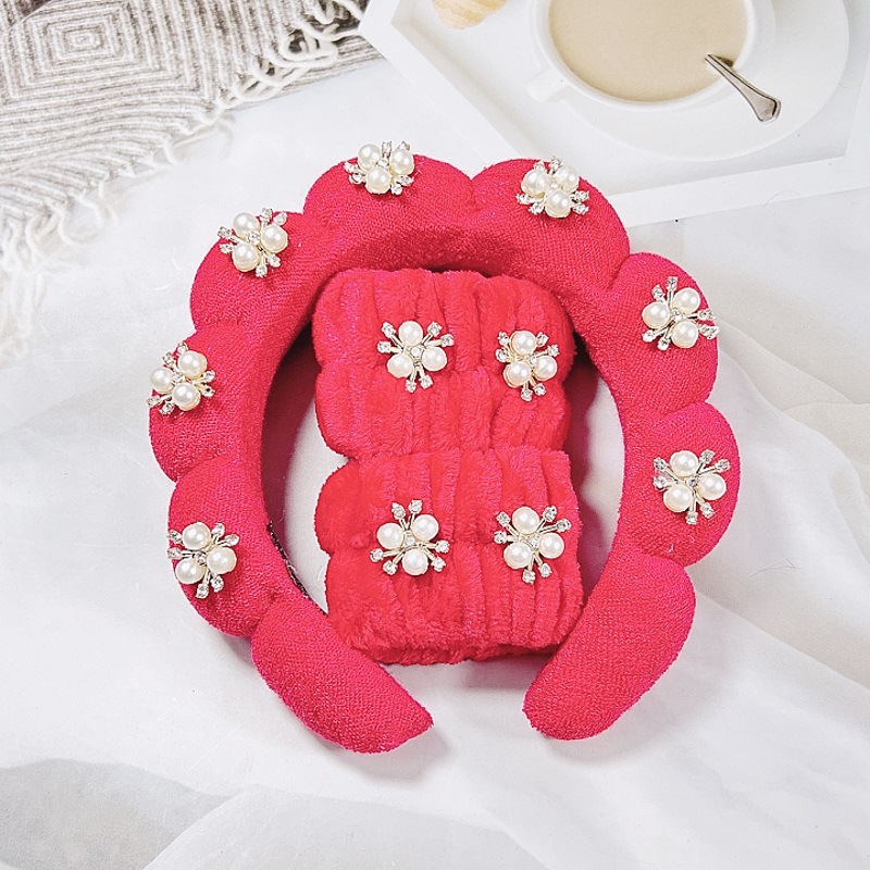 초음파 합금 트위스트 헤어 밴드-레드 (20*17*4cm 89g)