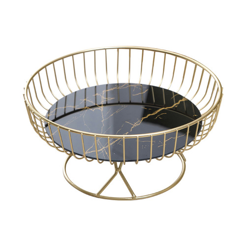 Nordic Light Luxury Glass Fruit Bowl Creative Living Room Home Fruit Basket Afternoon Tea Candy Dessert Stand Sweet Dish Plate