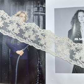 蕾丝花边辅料 双边网纱条码涤纶丝电脑刺绣洛丽塔花边 衣服辅料