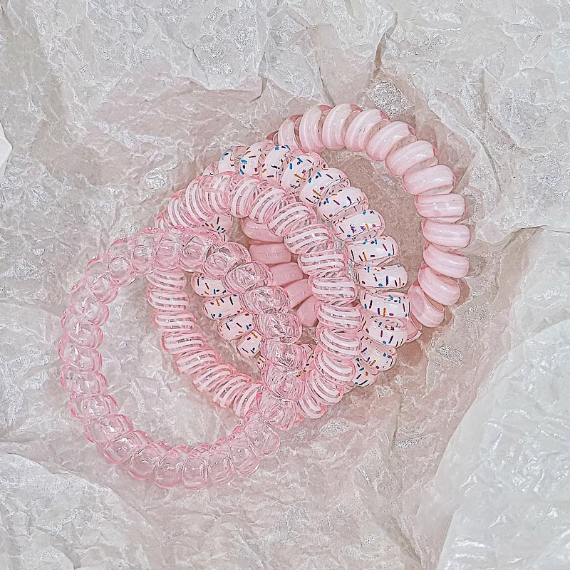 Línea telefónica bucle de cabello red 2025 nuevo cabello atado correa de cabello sin marcas cuerdas de cabello de alta sensación coreana bucle de cabello tocado