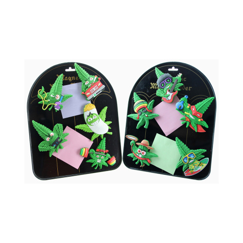 Cartoon simulation leaves refrigerator magnetic stickers ins style airplane magnet message board creative soft glue refrigerator magnet wholesale