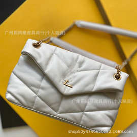 高版本Y家杨树林puffer云朵包菱格链条腋下女包box包包单肩斜挎包