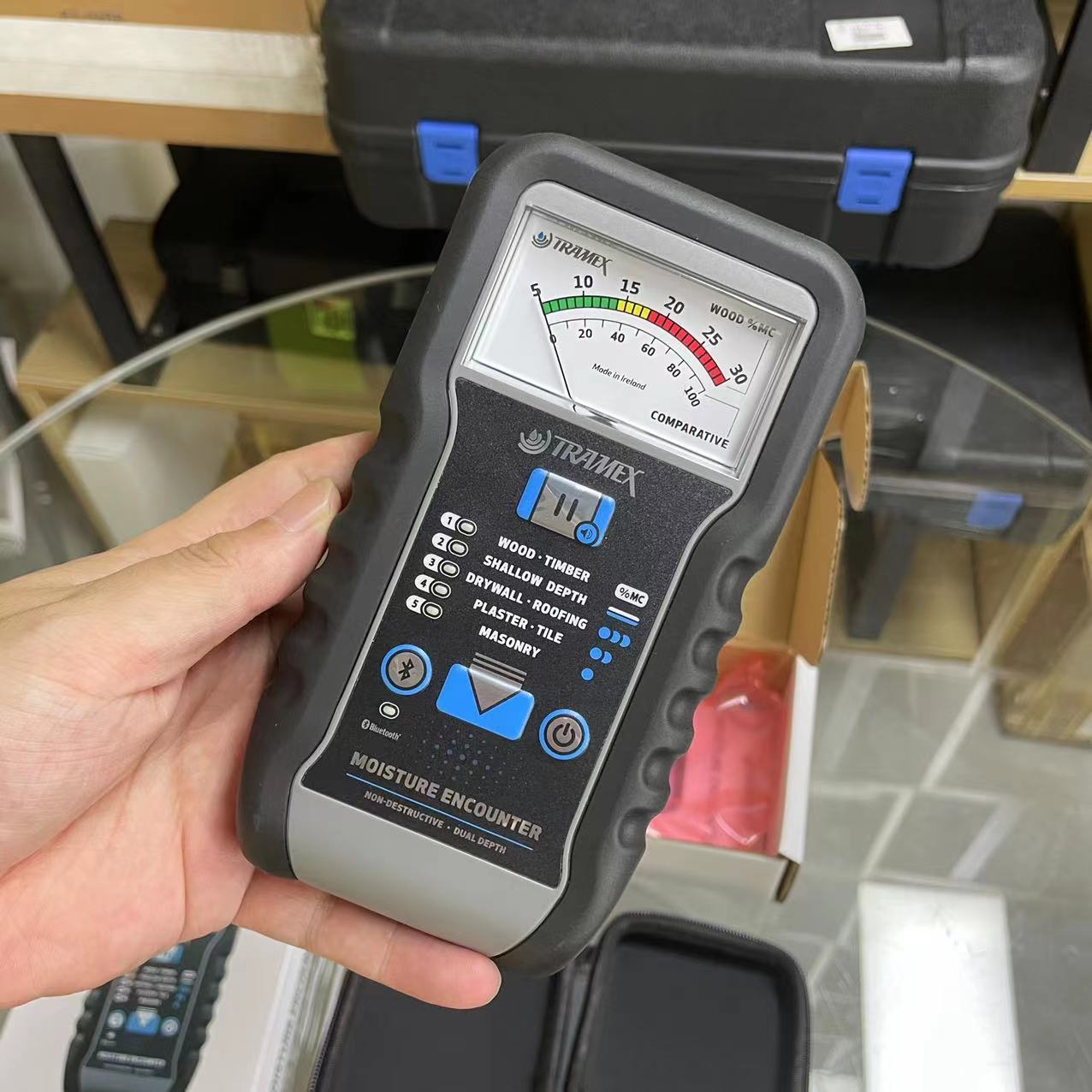 爱尔兰Tramex ME5 MEX5建筑材料水分计MOISTURE ENCOUNTER 5