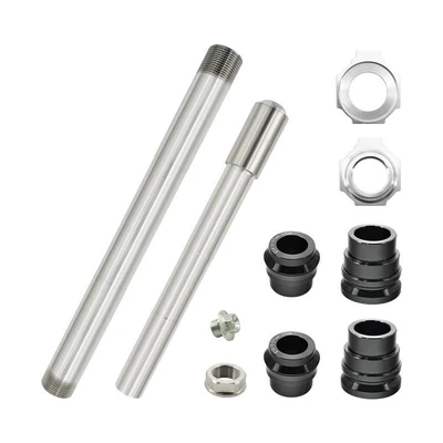 Bushing Sleeve Nut Cap, Motorcycle wheel hub - a-set-of-kevise-front-and-rear-wheel-axles