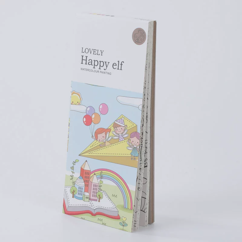 Детская акварельная раскраска, 3–6 лет, тематические наборы картинок, 18.5×8 см