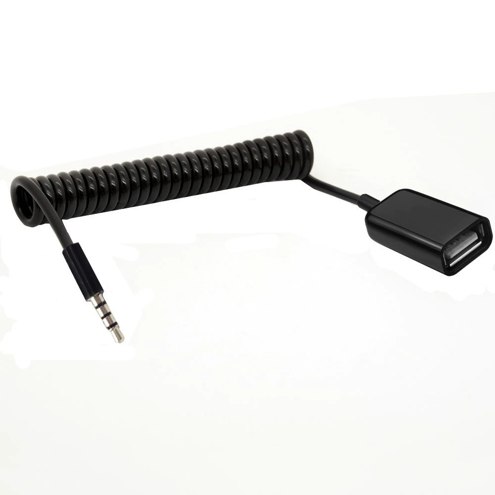 Расширяющаяся прямая линия к автомобильному AUX конвертеру USB кабель CD-устройства MP3 аудио кабель 3.5mm аудио AUX аудио кабель