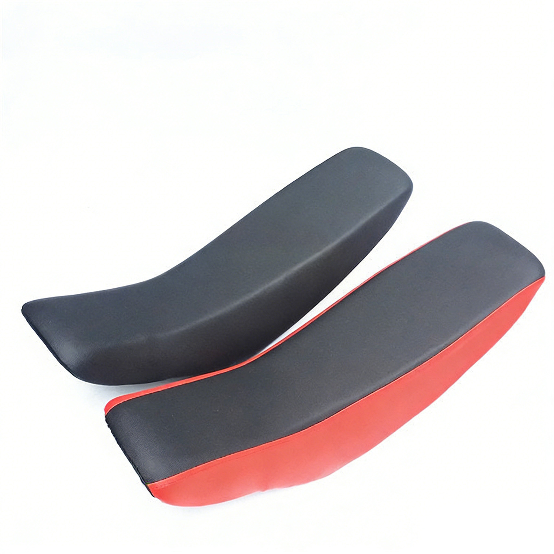 Cqr Off-Road Motorcycle Universal Seat Cushion Original Seat Cushion Full Leather Waterproof Seat Cover Thickened Red Seat Pad