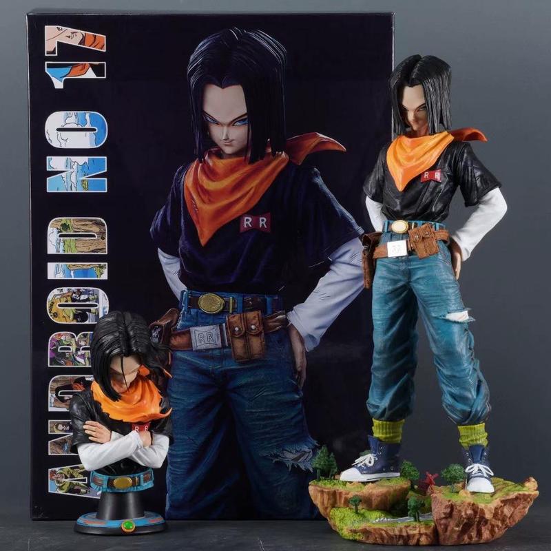 ドラゴンボール [日本] ブラックパール人造人間 No.17 アニメ フィギュア おもちゃ 車の装飾品 モデルミューズ|undefined