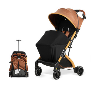 Baby good QZ1QX1 high landscape stroller can sit and lie foldable portable stroller with pull rod