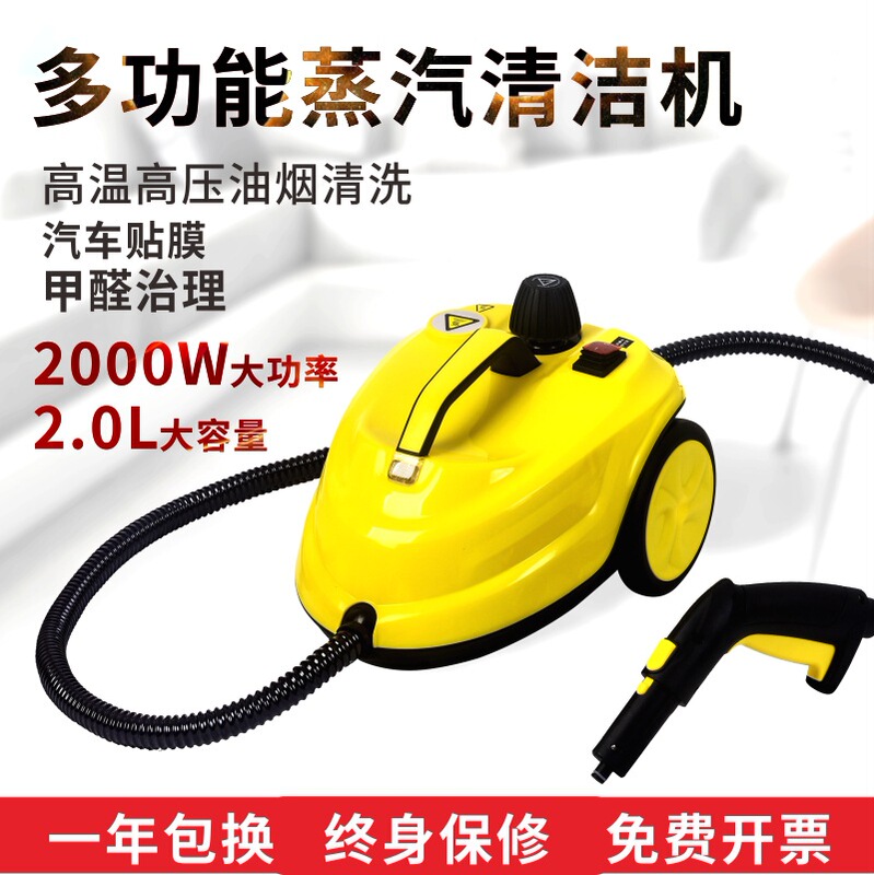2L Large Capacity High Pressure High Temperature Steam Cleaner Car Film Steam Interior Kitchen Cleaning Machine 220V110V