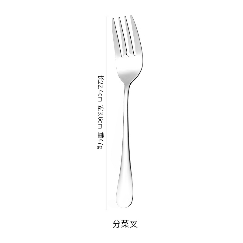 1010 cuchillo de acero inoxidable cuchillo tenedor cuchara set de cubierta de hotel de postre tenedor cuchara de hielo piezas comunes image 37