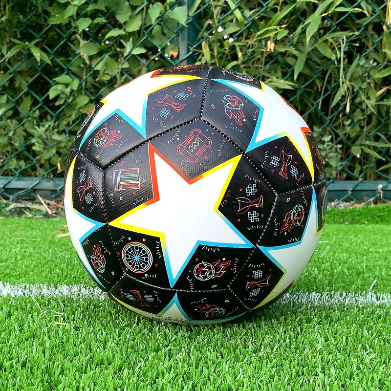 ミシン縫いサッカーフットボールワールドカップヨーロッパカップアメリカカッププレミアリーグ試合トレーニングNo.5 PVCサッカー卸売|undefined