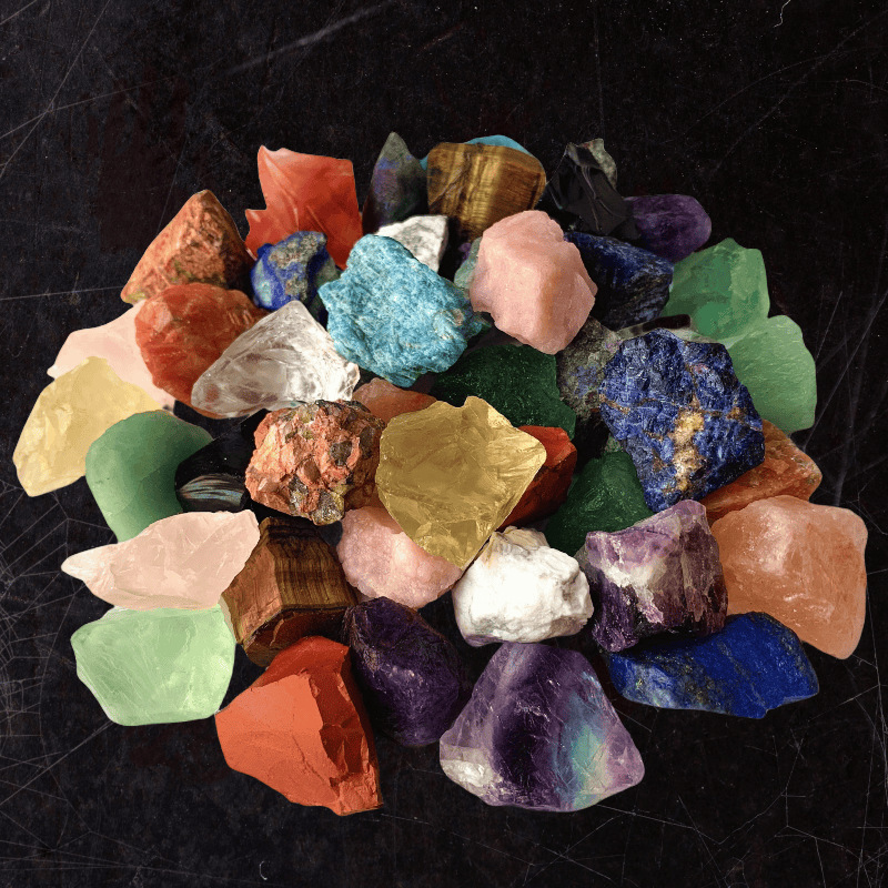 East China Sea Crystal Aromatherapy Stone Diffusing Stone Raw Stone Ornament White Crystal Amethyst Citrine Green Fluorite Natural Crystal
