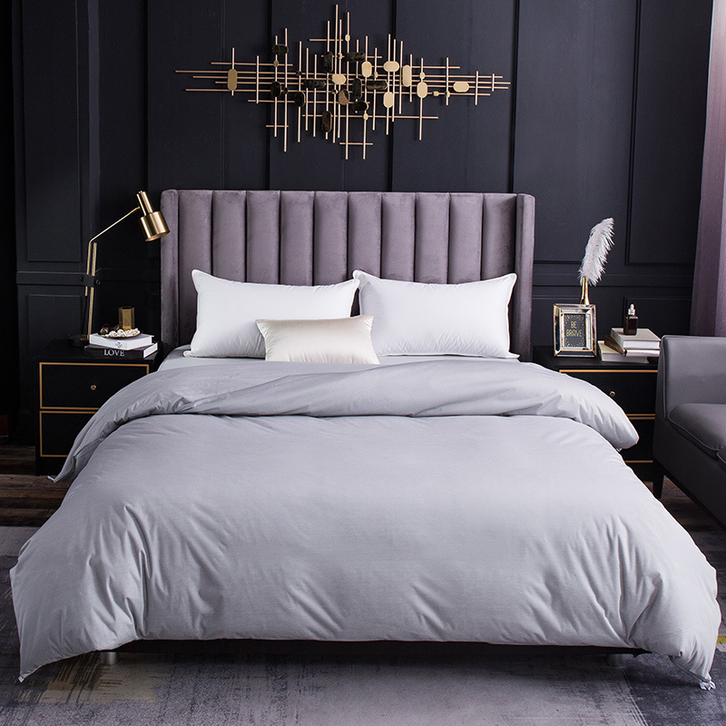 Edredón gris Tencel