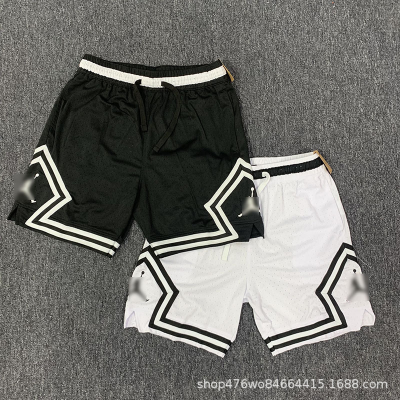 American Flying Man Mesh Basketball Sunset East Single Basketball Four-point Fitness Running Sports Leisure Trendy Quick-drying Shorts