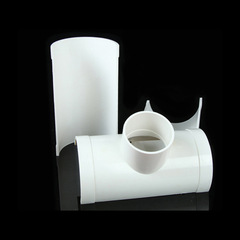 PVC open three-way air conditioning drip repair patch oblique drainage pipe downpipe emergency repair clamping ring 160 diameter reducer connector accessory