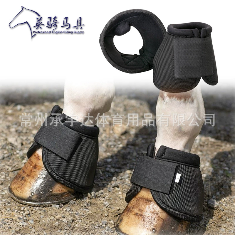 [【跨境】加强牛津布马护蹄防打转马护蹄碗] Anti-Twist Bell Boots для лошади из усиленного нейлона