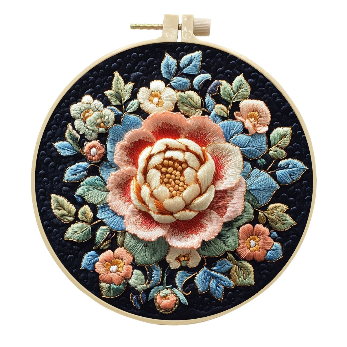 Genuine cloth, creative materials set, handmade, for import, with embroidery, English