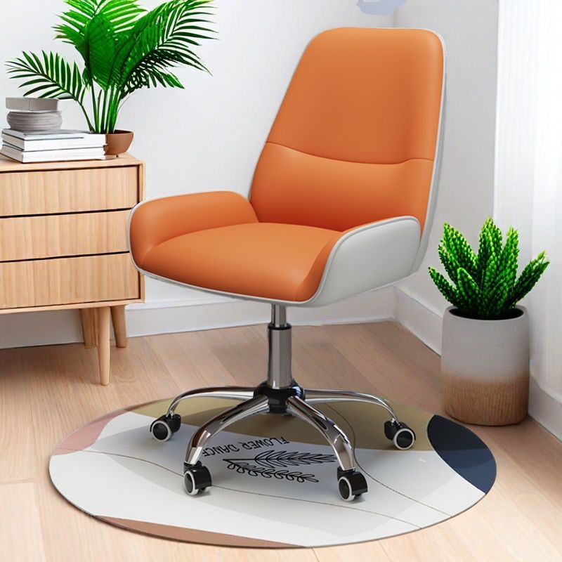 Home Simple Ergonomic Chair Lift Chair Sliding Wheelchair Computer Chair Dormitory Backrest Office Chair Seat Swivel Chair