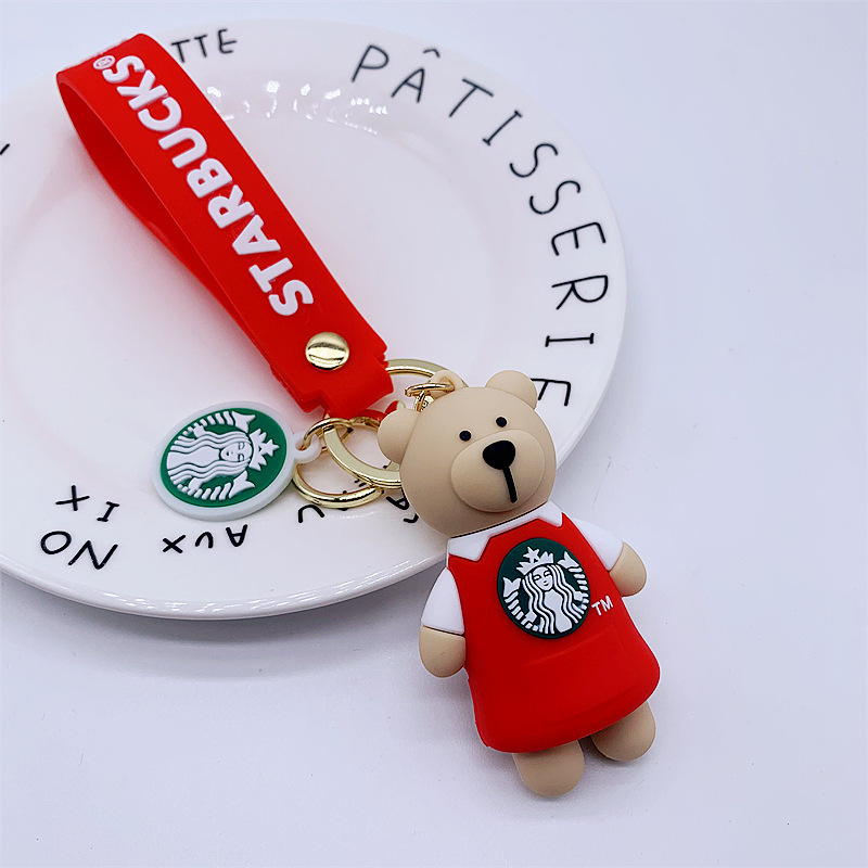 Muñeca de dibujos animados goteo llavero bolsas escolares exquisitas para hombres y mujeres colgantes para agarrar muñecas colgantes para el mercado nocturno regalos al por mayor