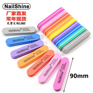 Cross-border spot mini sponge polishing strip double-sided polishing strip nail art tools high elastic cotton sponge nail file repair type