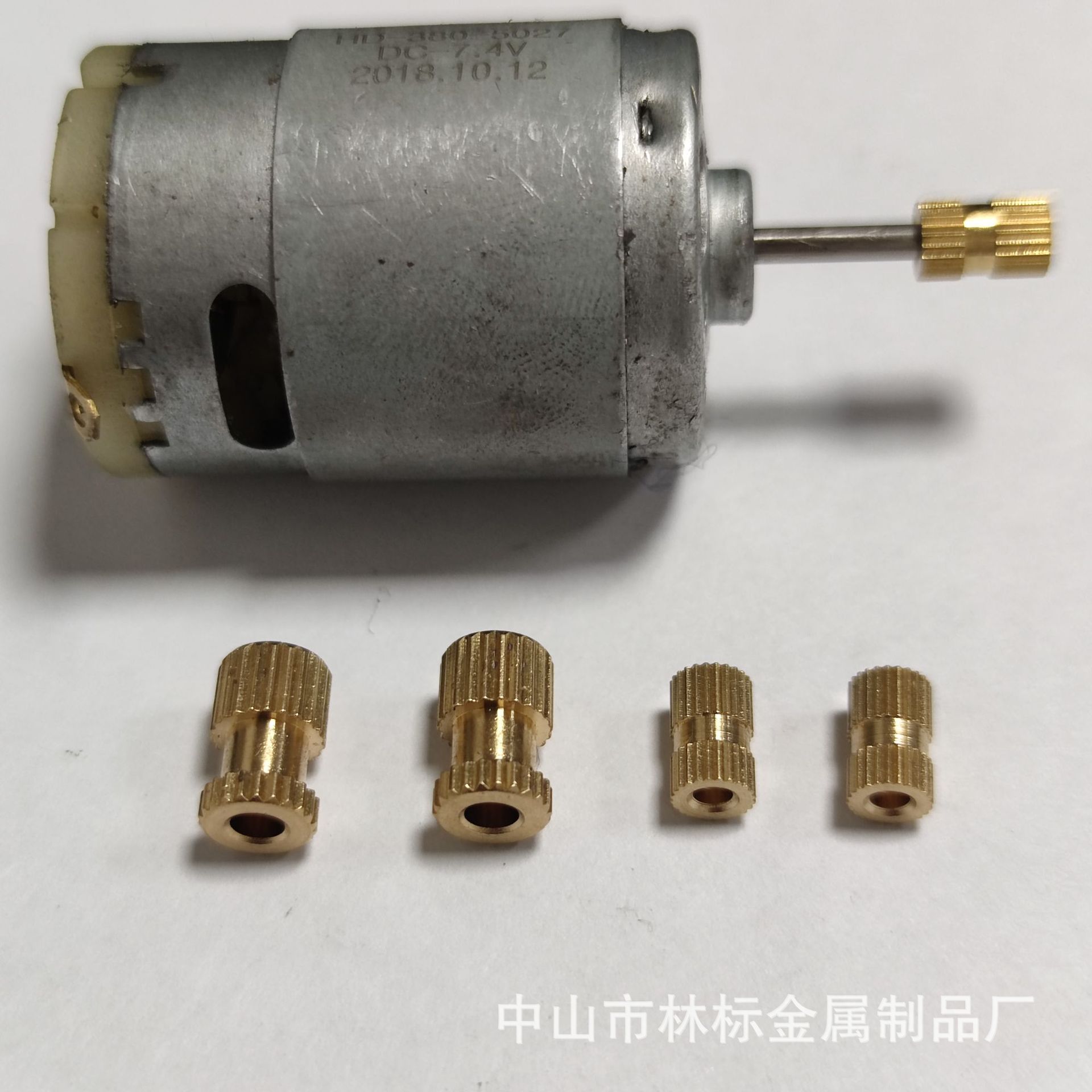 厂家供应精密直径2.33.17轴电机风叶铜套电吹风电机风叶铜套机械