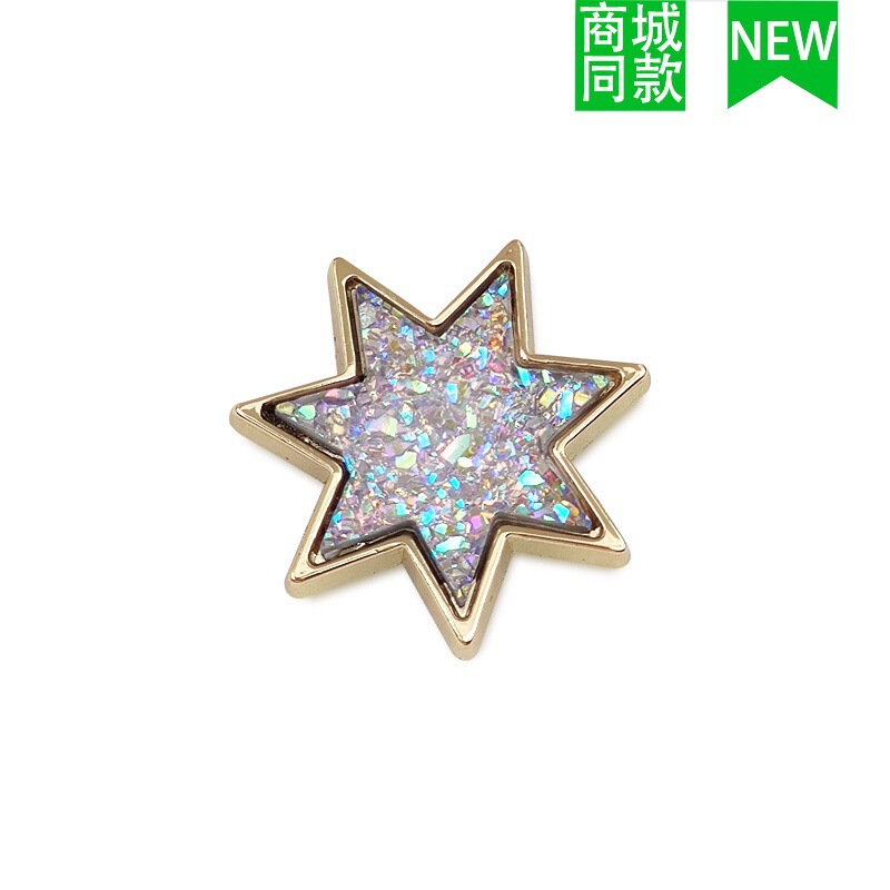 クロスボーダー卸売新しいクロックスアクセサリー靴バックル金属レターチェーン適応クロス靴花 DIY アクセサリー|undefined