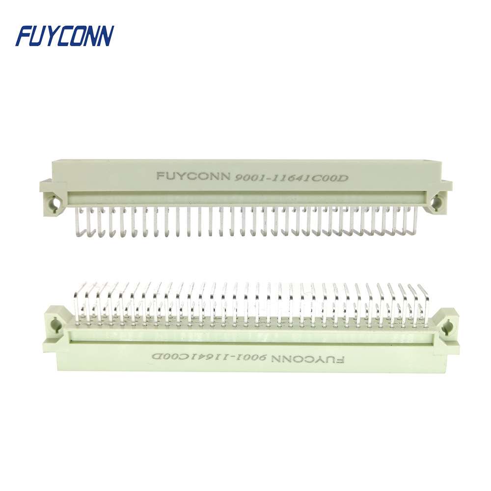 欧式端子DIN41612 364弯公三排3*32针364弯针欧插连接器