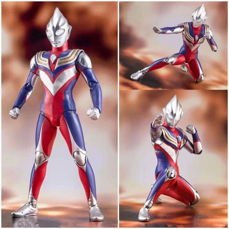 Shf Shining Ultraman Tiga Figure Blazer Shining Zero Multi-Jointed Movable Children's Toy Gift Act Shf Shining Ultraman Tiga Figure Blazer Shining Zero Multi-Jointed Movable Children's Toy Gift Act