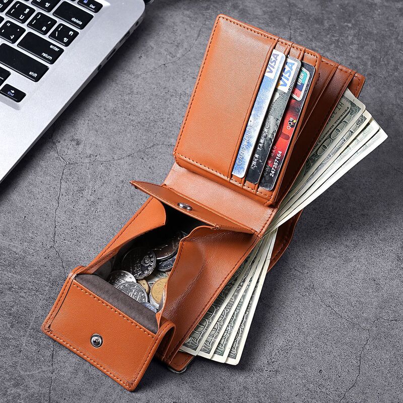 New 70% off Wallet Men's Multi-Functional Rfid Anti-Theft Money Clip Short Foreign Trade Cross-Border Genuine Leather Coin Purse New 70% off Wallet Men's Multi-Functional Rfid Anti-Theft Money Clip Short Foreign Trade Cross-Border Genuine Leather Coin Purse