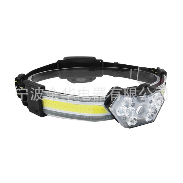New USB rechargeable bright headlight COB work floodlight…