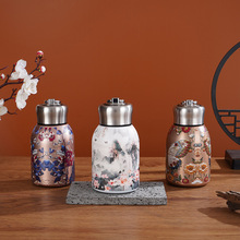 国潮小胖丁保温杯316不锈钢便携手提随手杯便携式时尚迷你口袋杯