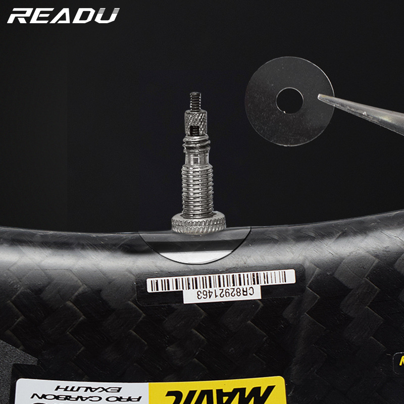 READU road mountain bike French nozzle air nozzle sticker fixed sticker scratch-resistant sticker wheel group valve pad transparent sticker