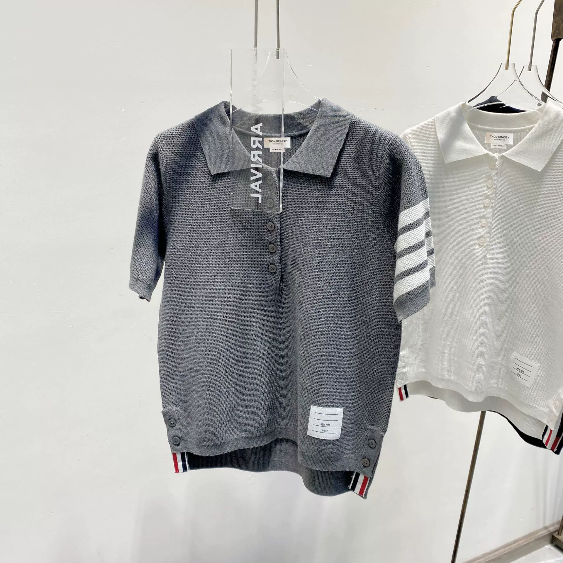 THOM BRASSY 1507 вафли поло 8168 вафли лацканы polo