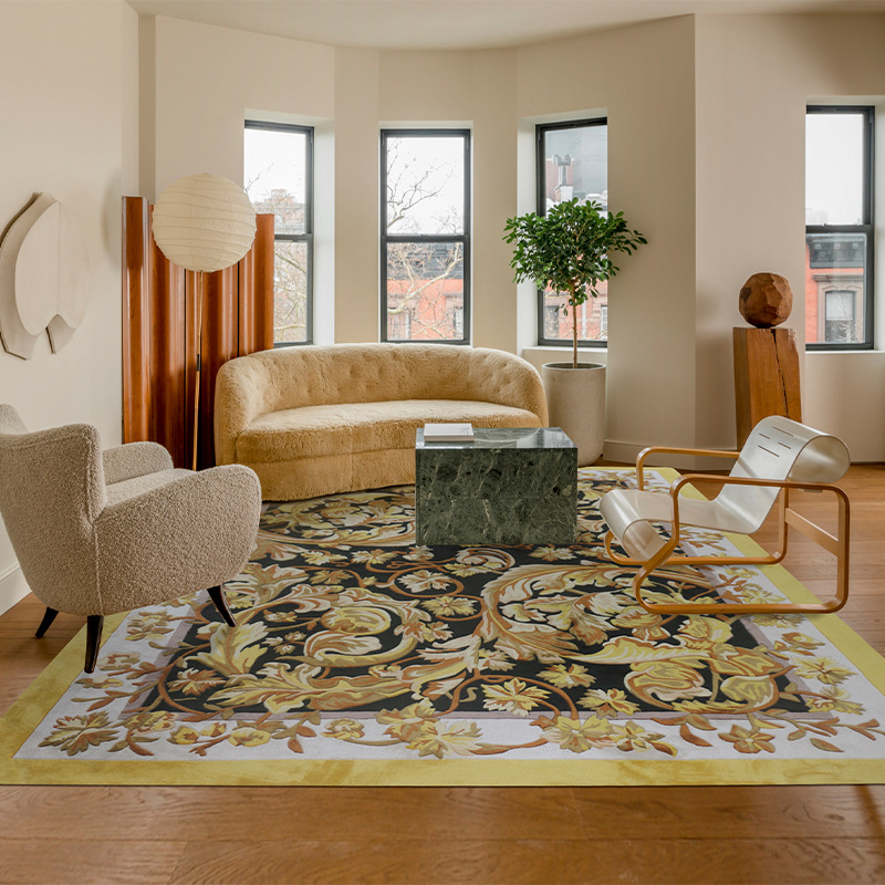 Fábrica de alfombra de sala de estar, alfombra de sofá, alfombra de té, alfombra de dormitorio, alfombra de espesor, alfombra resistente a la suciedad, fácil de cuidar, personalizada