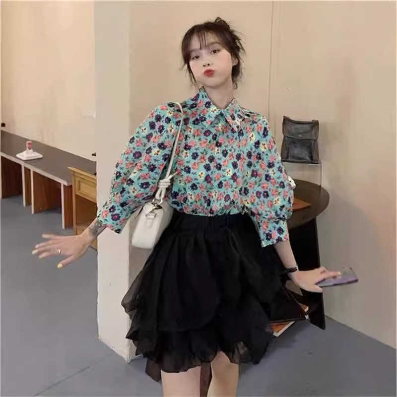 Shiffon cute summer design shirt