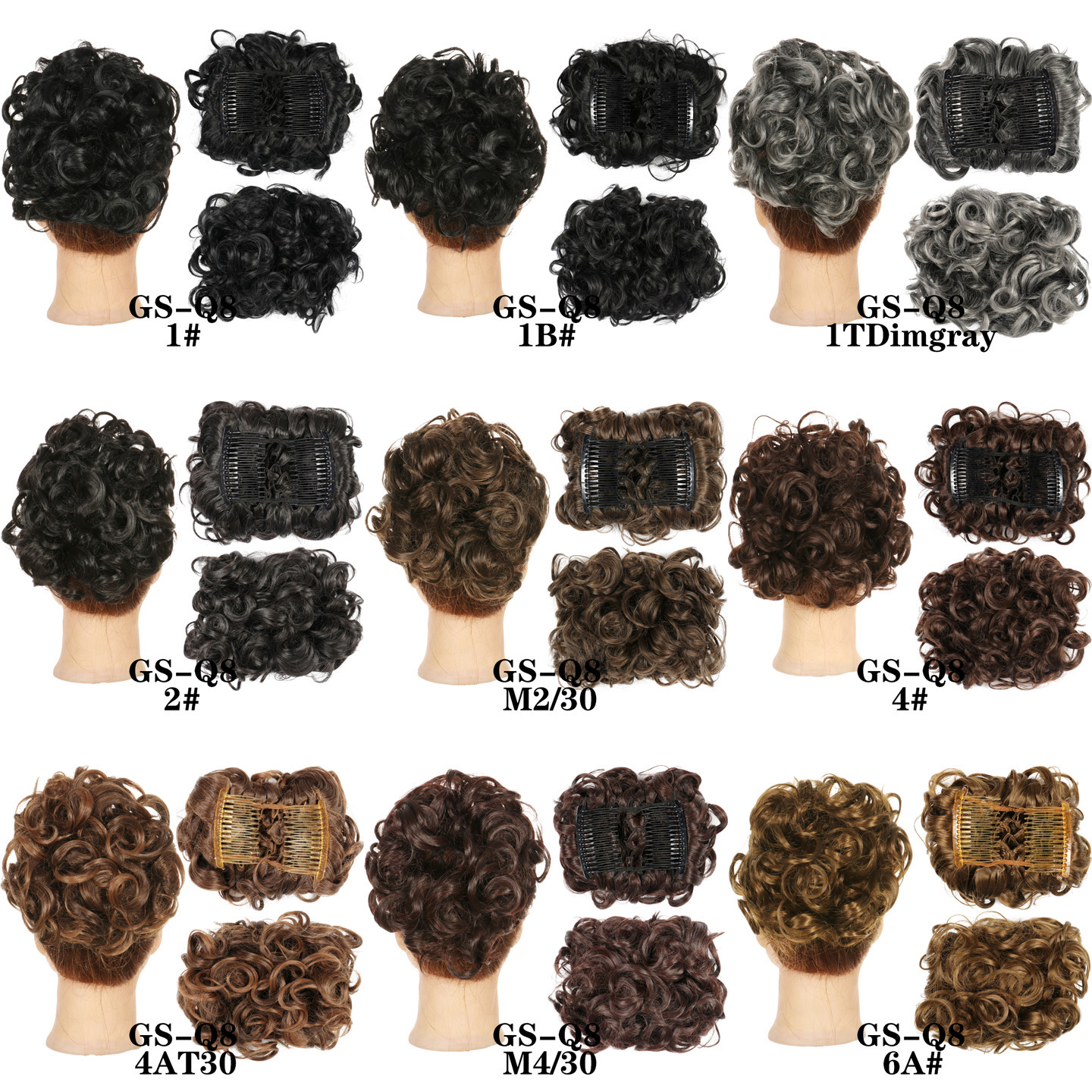 Comercio exterior Europa y América rizos brotes de cabello mujeres chino ondulado brotes de cabello cab