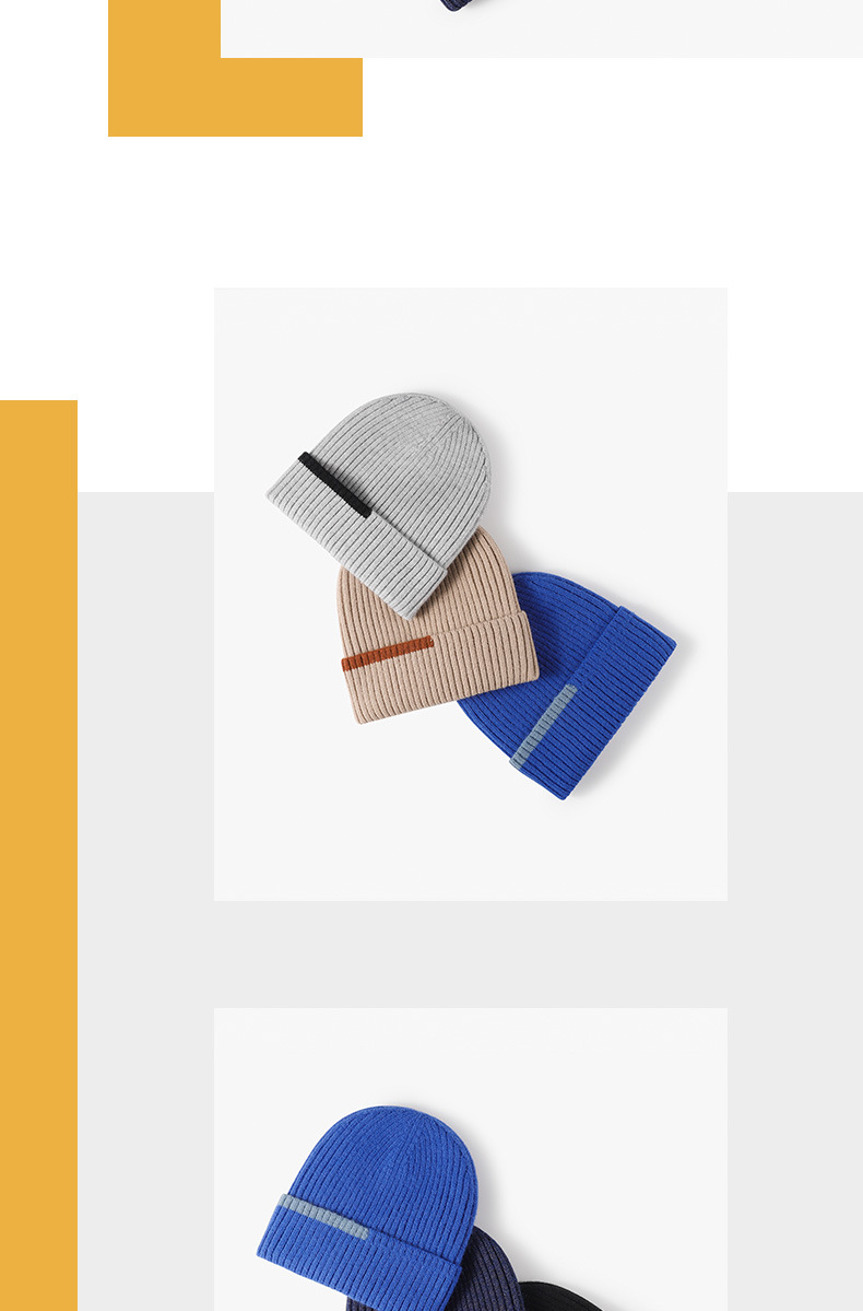 Unisex Knit hat women's autumn and winter household plus fleece thickened men's cold hat outdoor ear protection warm jacquard wool hat_voghion.com
