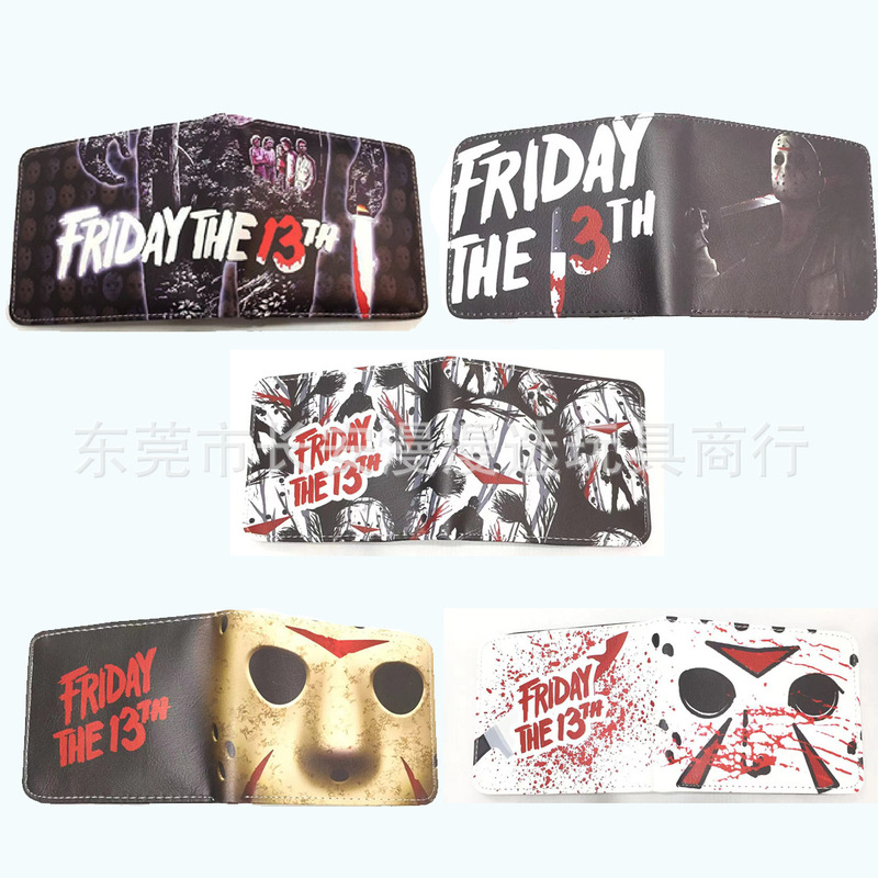 Horror Movie Friday the 13Th Peripheral Wallet Friday the 13Th Men's and Women's Pu 80% off Storage Clip Horror Movie Friday the 13Th Peripheral Wallet Friday the 13Th Men's and Women's Pu 80% off Storage Clip