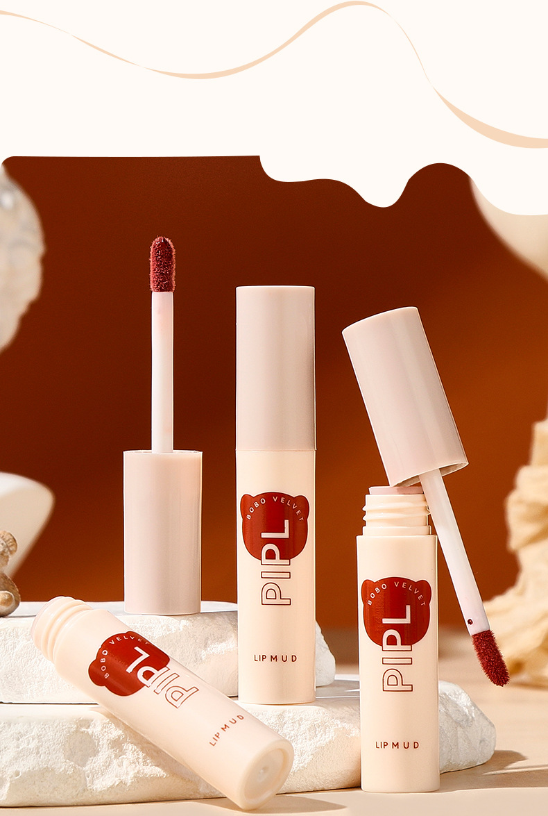 PIPL Bobo Lip Gloss matte velvet lipstick, non-stick and non-fading, whitening in autumn and winter Lip gloss Lip gloss, cross-border undefined