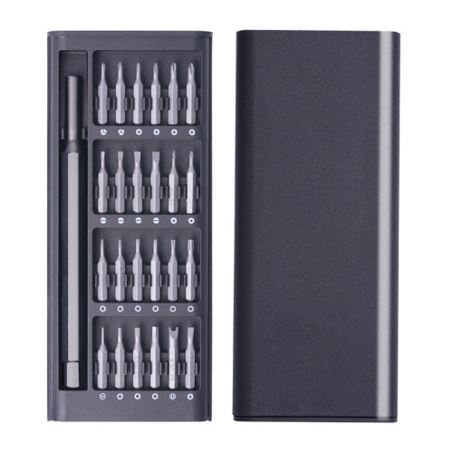 Multi-purpose set mobile phone repair and disassembly hand tool set manufacturer wholesale 24-in-1 precision magnetic screwdriver