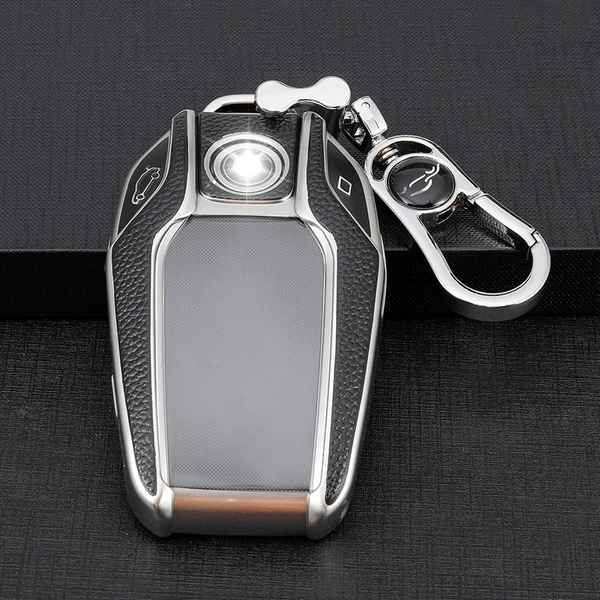 BMW LCD model [Aurora Silver] single shell + metal buckle