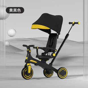 Wholesale Kidsren's Hand-Pushed Tricycle 1-6 Years Old Reclining Baby Stroller Multi-Functional Bicycle Stroller Toy Car