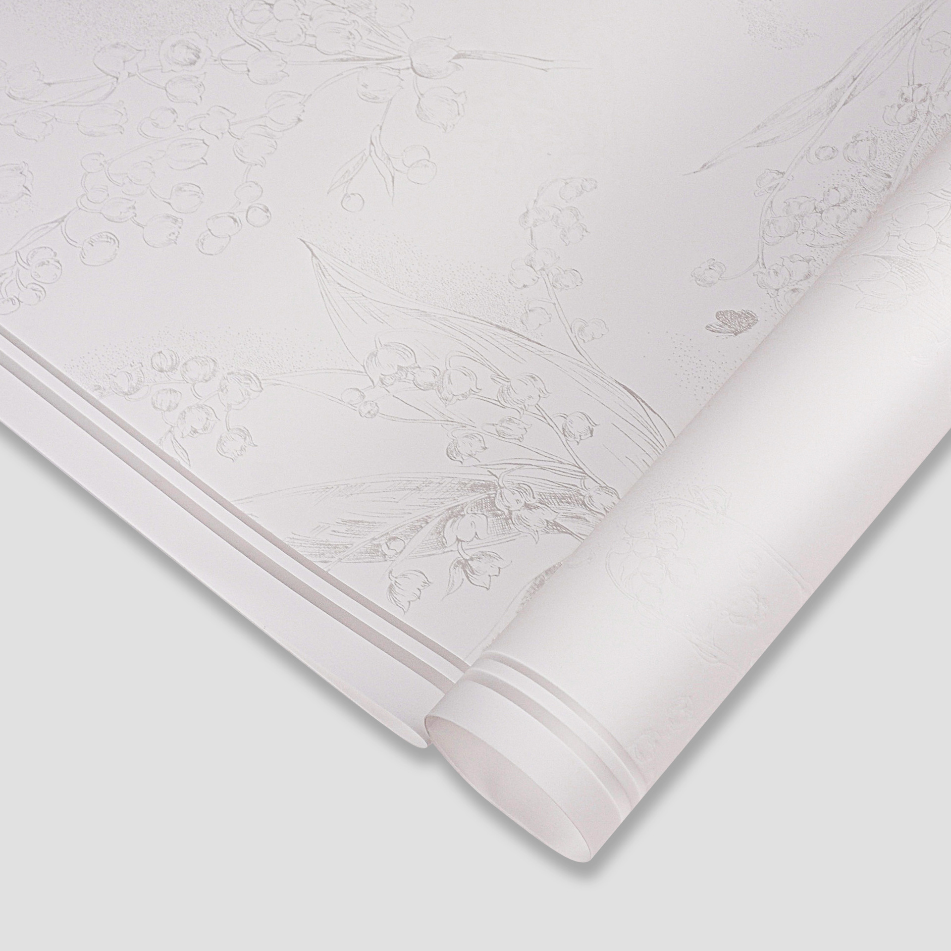 01 Snow Mountain White; 56cm / 20 hojas