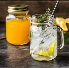 利比田園公雞杯把杯啤酒杯果汁杯美式梅森杯咖啡杯水杯玻璃杯批發